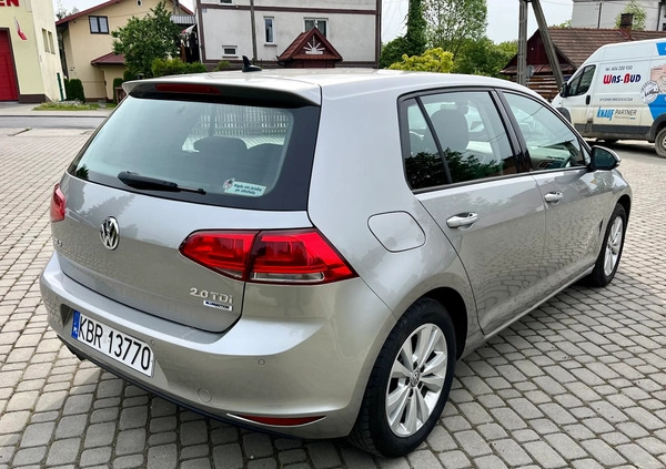 Volkswagen Golf cena 41999 przebieg: 243155, rok produkcji 2016 z Jasień małe 154